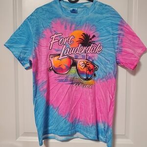 Tie-Dye Fort Lauderdale T-Shirt Size M